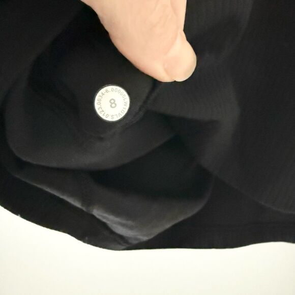 Lululemon Align Racer Back Tank in Ribbed Black Size 8 - Picture 4 of 5